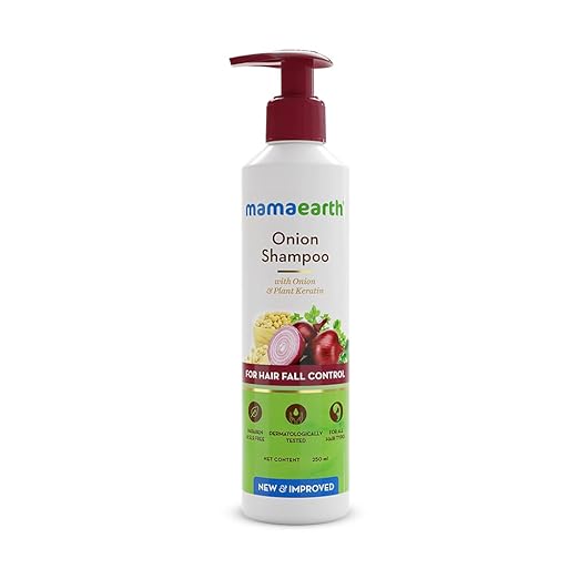 Mamaearth Onion Shampoo - Plant Keratin for Hair Fall Control - 1 Litre - Image 4