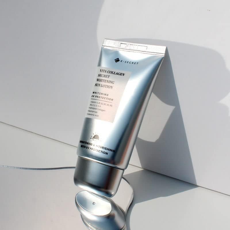 K-SECRET Seoul 1988 Vita Collagen Whitening Sun Lotion SPF 50+ - 460,000ppm Hippophae Rhamnoides Water - Image 4