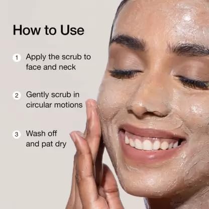 mCaffeine Naked & Raw Coffee Face Scrub - Exfoliator, 100g - Image 7