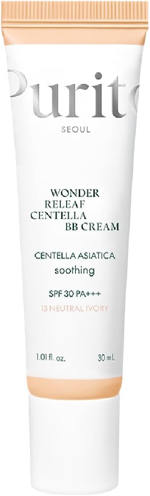 Purito Wonder Releaf Centella BB Cream - 13 Neutral Ivory, 30 ml