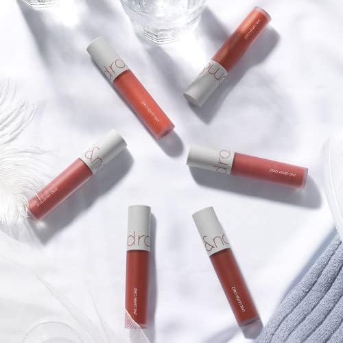 Rom&Nd Zero Velvet Tint 04 Burnt Heart - Matte Lip Tint, 55g - Image 4