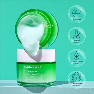 AQUALOGICA Hydrate+ Gel Face Moisturiser - 100g - Image 2