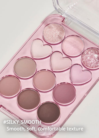 COLORGRAM Pin Point Eyeshadow Palette 02 Pink+Mauve= | Eyeshadow Palette for Daily makeup, Ultra-Blendable, Matte, Glitter, Shimmer Shades - Image 6
