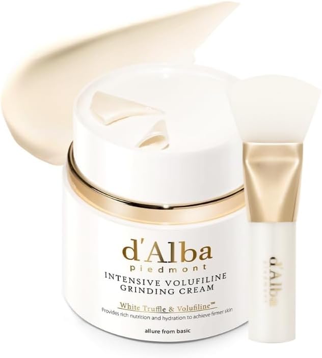 d'alba Piedmont Italian White Truffle Intensive Grinding Cream, Volufiline 50,000ppm, elasticity care and nourishment, Korean Skin Care