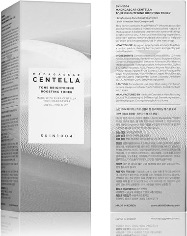Skin1004 Madagascar Centella Tone Brightening Boosting Toner - 210Ml - Image 8