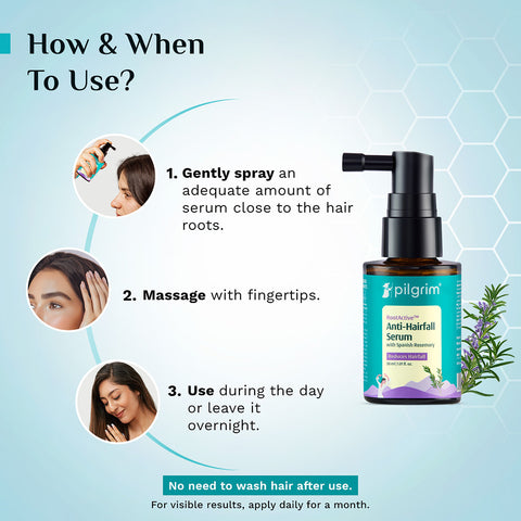 سيروم بيلجريم الإسباني المضاد لتساقط الشعر بخلاصة جذر إكليل الجبل 30 مل