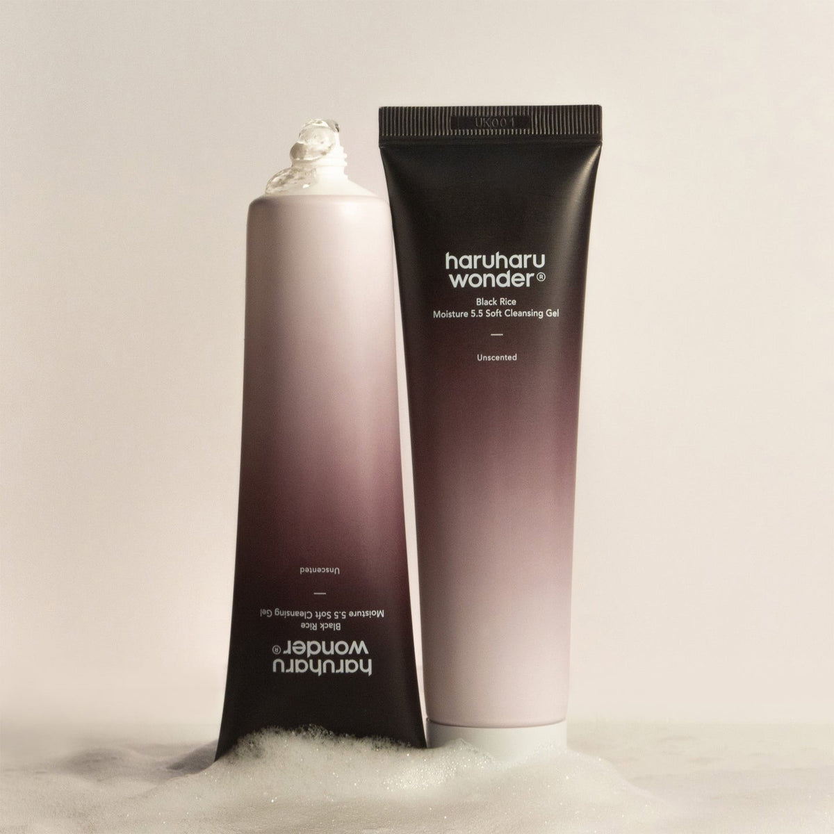Haruharu Black Rice Moisture Soft Cleansing Gel 5.5 - Face Cleanser - Image 4