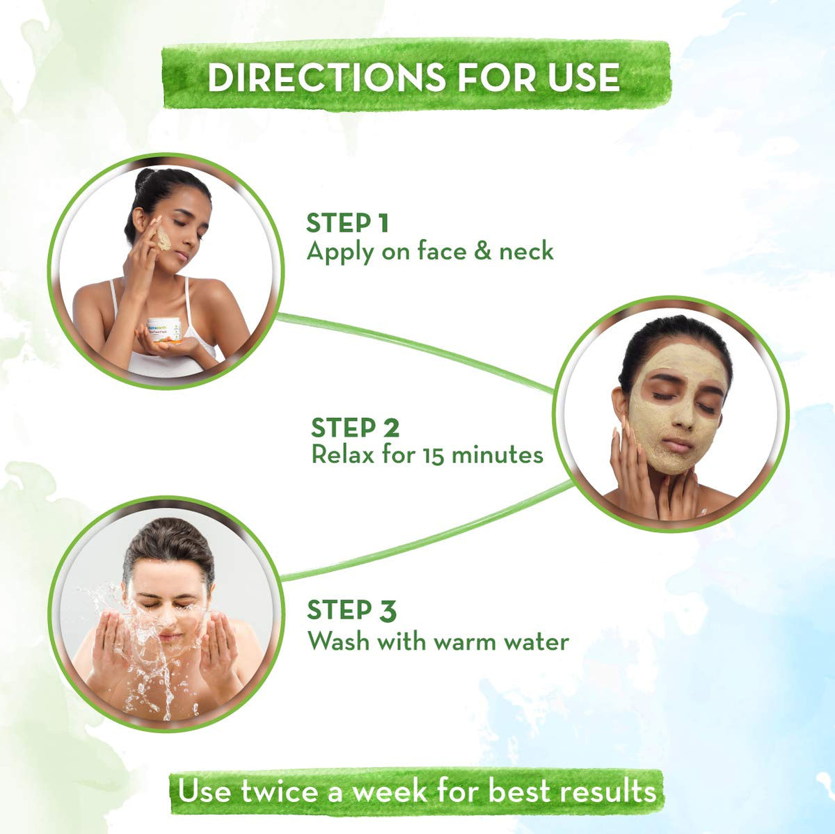 Mamaearth Ubtan Face Mask for Light & Brightening, 100ml - Image 4