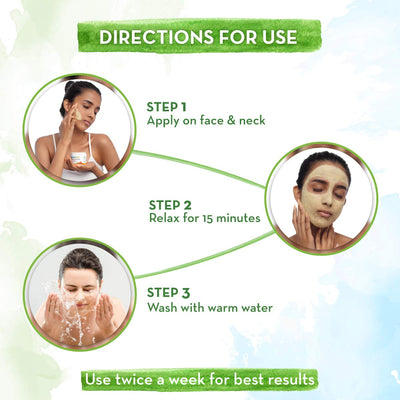 Mamaearth Ubtan Face Mask for Light & Brightening, 100ml - Image 4