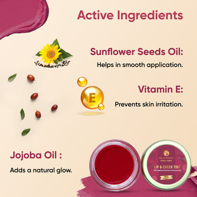 Vedapure Regal Essence Beetroot Matte Lip Tint Red, 5GM