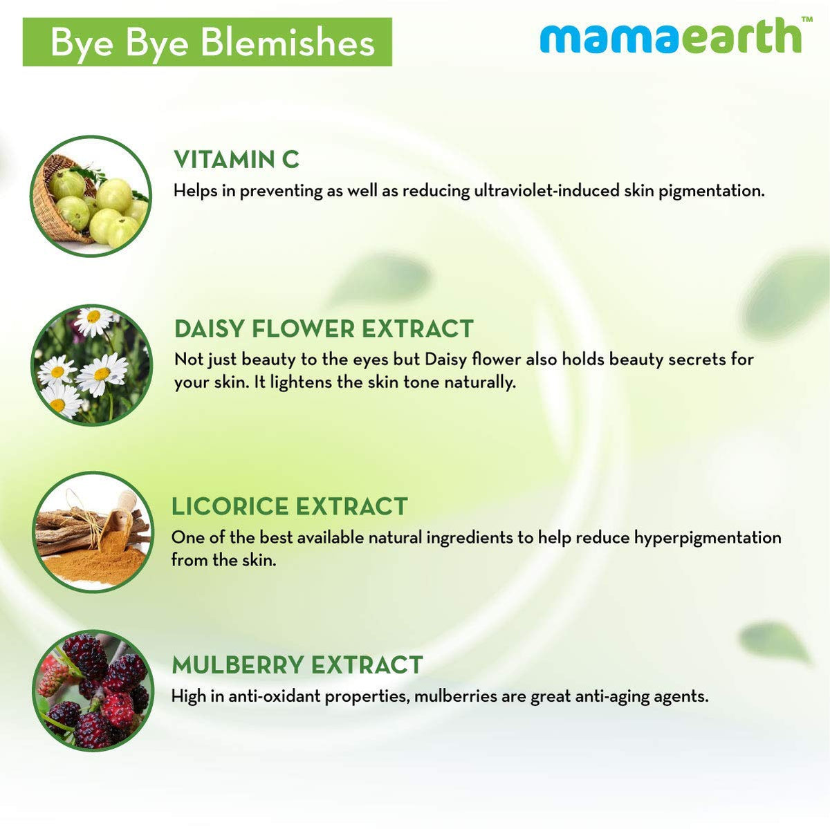 Mamaearth Bye Bye Blemishes Face Serum, 30ml - Image 4