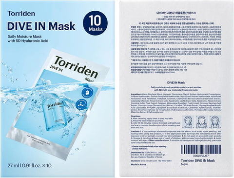 DIVE IN Low Molecular Hyaluronic Acid Mask Pack - Image 9