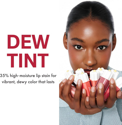 AMUSE Dew Tint (03 HEALTHY BOKSOONGA) | 35% High-moisture Water Tint, Long-lasting, Vitamin E Acetate, Moisturizing, No Peel Off, Lip Treatment, Non Sticky, Lip Stain, Korean Vegan Beauty - Image 5