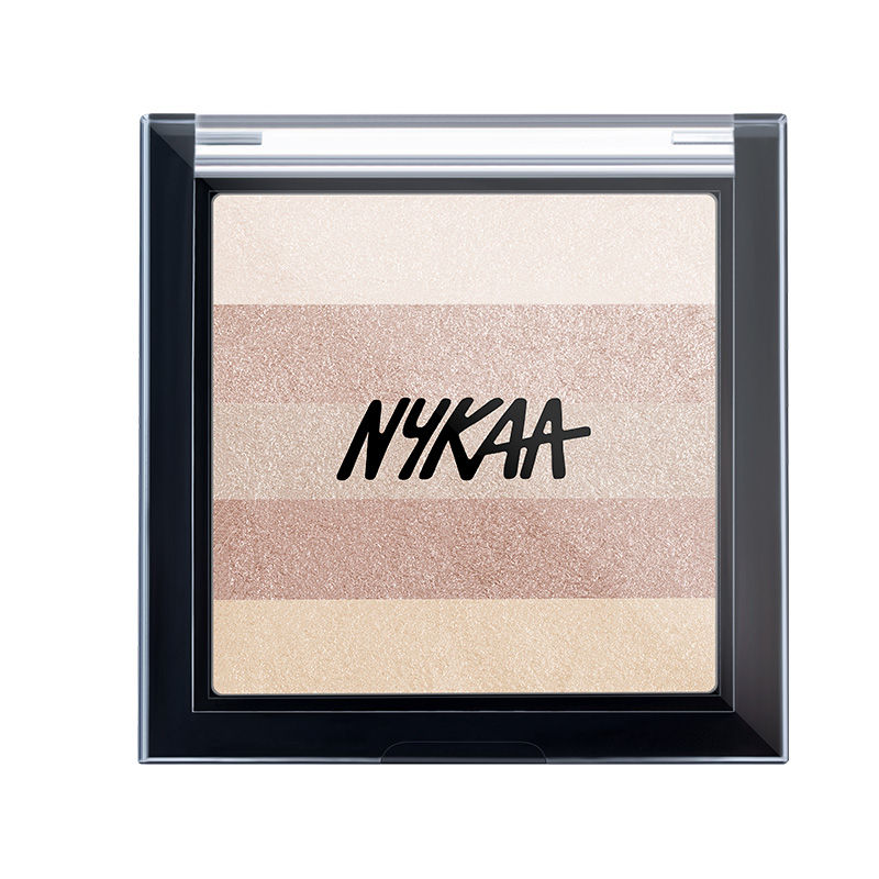 Nykaa Glow Goals! Shimmer Brick Highlighter Palette - Good Old Gold