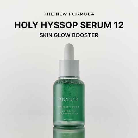 Arencia Hyssop Glow Serum, 10% Niacinamide, 12% Vitamin A,C,E - Hydrating, Moisturizing, Anti-Aging Serum for Korean Glass Skin - Image 2