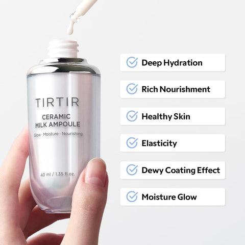TIRTIR Ceramic Milk Ampoule (0.33 Fl Oz) - Image 5