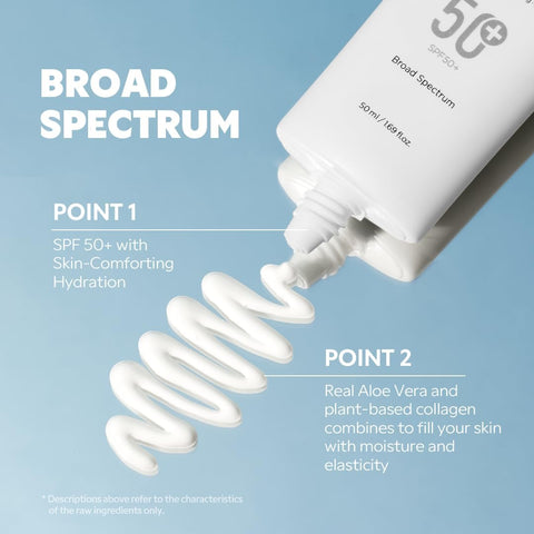 TIRTIR Hydro UV Shield Sunscreen | SPF 50+ Broad Spectrum UVA UVB Korean No White Cast Face Sun Protection, 1.69 Fl Oz - Image 5