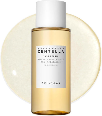 SKIN1004 Centella Toning Toner 210ml - Mild Exfoliating Toner with Centella & Niacinamide, Korean Skincare for Daily Skin Prep & Radiance