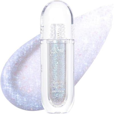 glow shattered glass glitter, metallic shimmer, long-lasting, multidimensional sparkle, smooth liquid formula, precision applicator, 3.5g (joy)