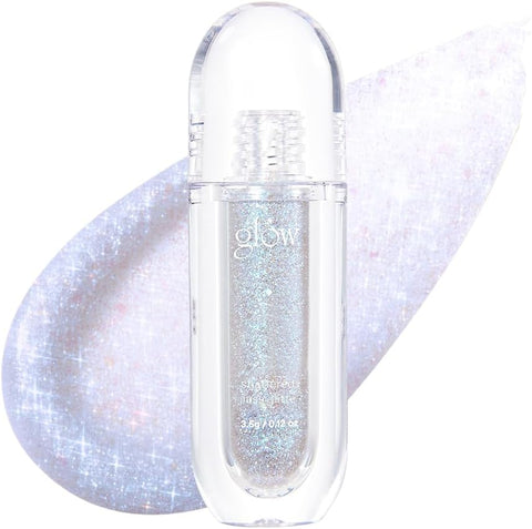 glow shattered glass glitter, metallic shimmer, long-lasting, multidimensional sparkle, smooth liquid formula, precision applicator, 3.5g (joy)