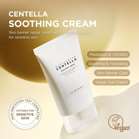 SKIN1004 Centella Repair Cream 2.53 fl.oz (75ml) | Soothing and Calming Cream with Centella Asiatica Extract, Ceramide, and Madecassoside | Moisturizing and Nourishing Skin Barrier Strengthening Cream - Image 2