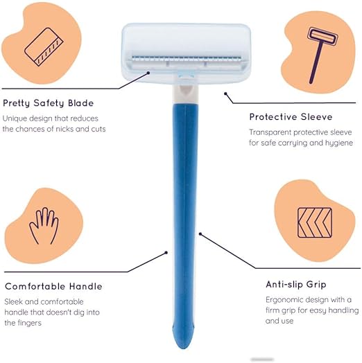 Sanfe Bikini Line Trimming Razor - Precision Grooming Tool, Single Pack - Image 5