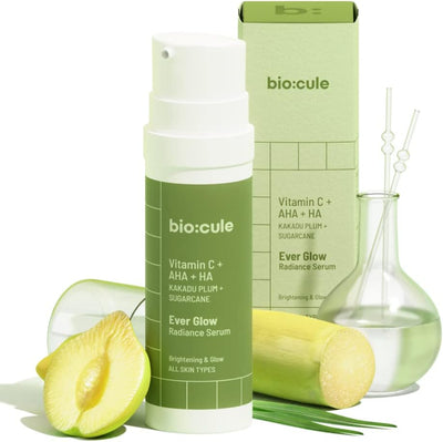 Biocule Ever Glow Radiance Serum - Vitamin C, AHA & HA - 15ml
