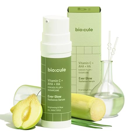 Biocule Ever Glow Radiance Serum - Vitamin C, AHA, HA - 30ml