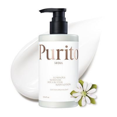 PURITO Luminous Moisture Shea Butter Body Lotion Cotton Dreamlight 300ml