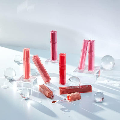 Rom&Nd Dewy·Ful Water Tint 03 If Rose - Glossy Liquid Lipstick, 5.0g - Image 4