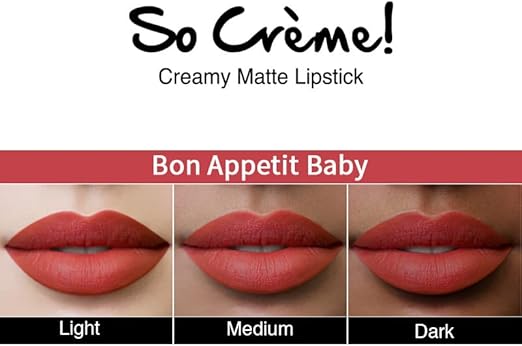 Nykaa So Creme! Creamy Matte Lipstick Bon Appetit Baby - Colour Cosmetics - Image 4