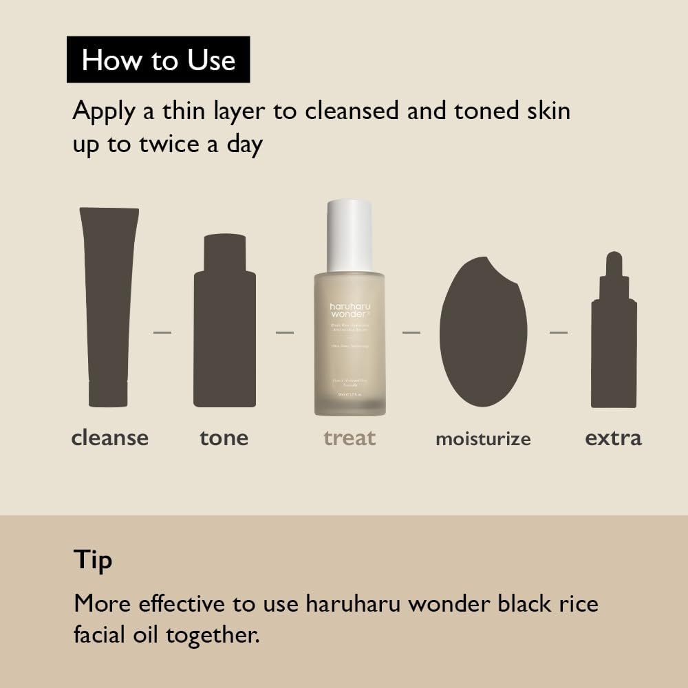 Haruharu Wonder Black Rice Hyaluronic Anti-Wrinkle Serum 50ml - Image 7