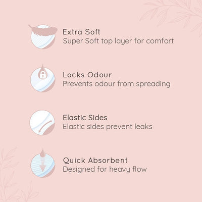 Pee Safe Disposable Maternity Pads - Feminine Care - Pack of 8 - Image 6