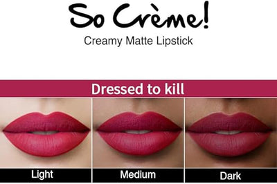 Nykaa So Creme! Creamy Matte Lipstick - Dressed to Kill - Image 4