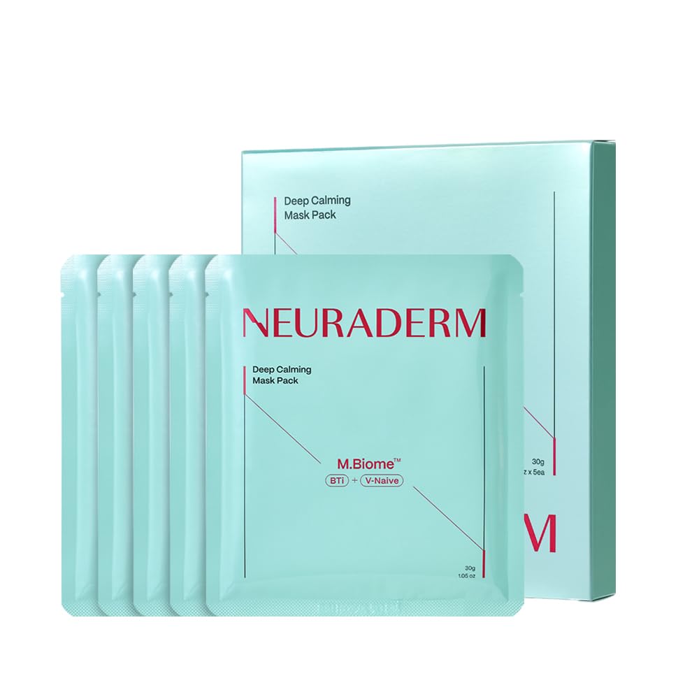 Neuraderm Deep Calming Facial Sheet Mask - Pack of 5 - Image 3