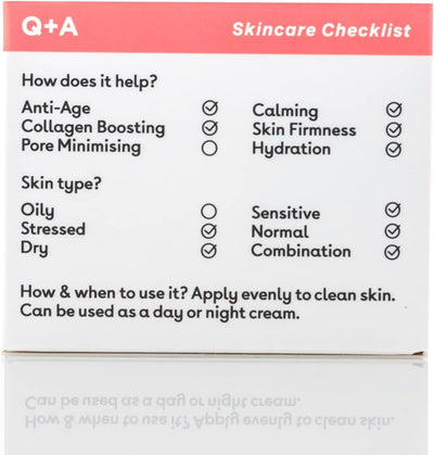 Q+A Collagen Anti-Age Face Moisturiser, Seaweed-Derived, 50ml - Image 3