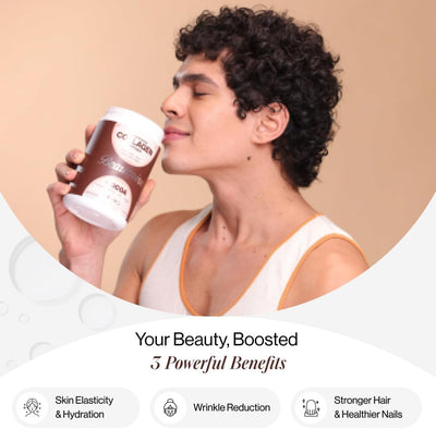 Beautywise Advanced Marine Collagen Protein Powder - Cocoa, 250g - Image 3