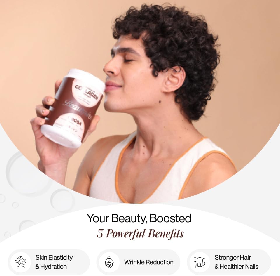 Beautywise Advanced Marine Collagen Protein Powder - Cocoa, 250g - Image 3
