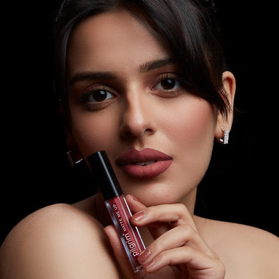 Pilgrim Liquid Matte Lipstick - Blushin' Nude, Colour Cosmetics - Image 7