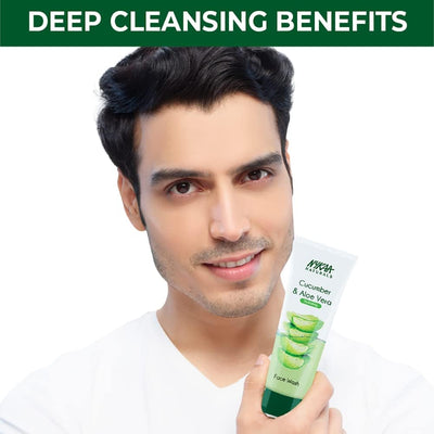 Nykaa Naturals Cucumber & Aloevera Face Wash - 100ml - Image 4
