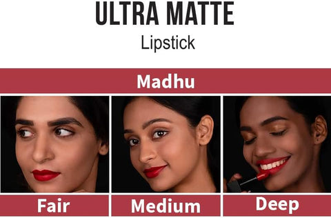 Nykaa Ultra Matte Lipstick  Madhu 16