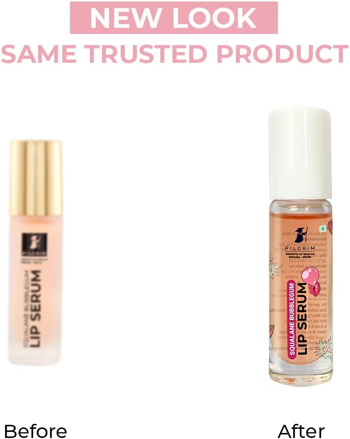 Pilgrim Spanish Squalane Lip Serum with Bubblegum Flavour - Hydrating, 6ml - Image 3