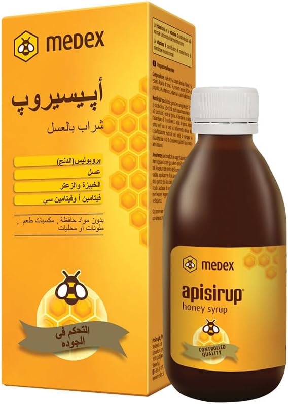 Medex Apisirup Honey Herbal Syrup - 140ml