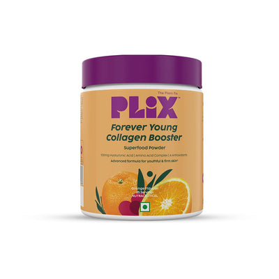 Plix Collagen Booster Beauty Supplement - Orange Flavour, 25 Servings