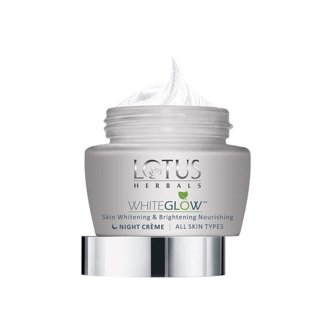 Lotus Herbal Whiteglow Skin Whitening & Brightening Night Creme 60 Gms