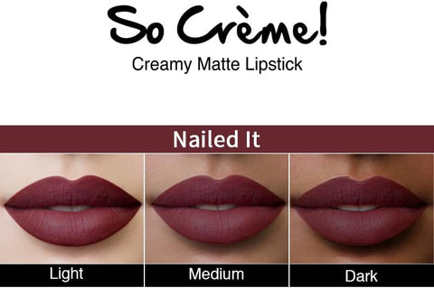 Nykaa So Creme! Creamy Matte Lipstick  Nailed It