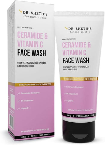 Dr. Sheth's Ceramide & Vitamin C Facewash 100 ml