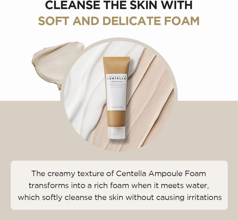 Skin1004 Madagascar Centella Ampoule Foam Face Cleanser, 125ml - Image 3