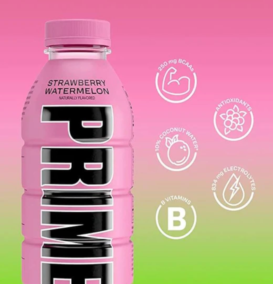 Prime hydration drink 500ml, Strawberry Watermelon
