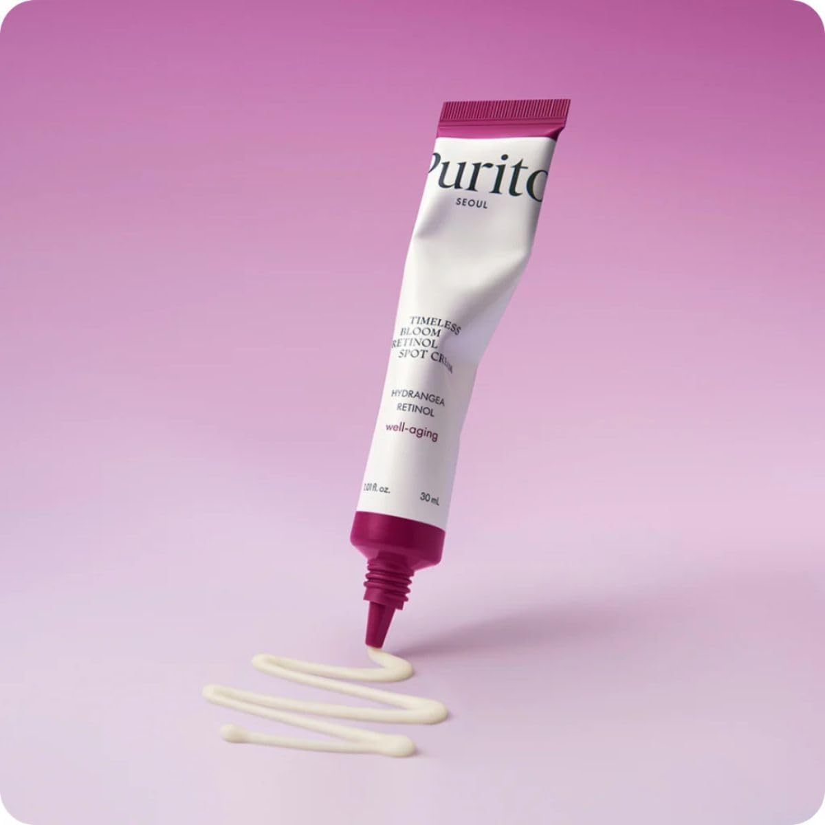 Purito Timeless Bloom Retinol Spot Cream - 0.1% Retinol, Jeju Hydrangea - 30ml - Image 4
